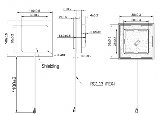 AT4028 Patch antenna